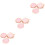 60Pcs Light Pink Paper Dessert Party Dinner 6