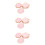 60Pcs Light Pink Paper Dessert Party Dinner 9