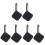 6Pcs Wireless Silicone Protective Covers Black for Tile Mate Pro 1
