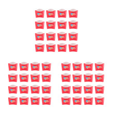 300Pièces Boîtes À Papier Rouge Pour Snacks, Popcorn