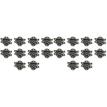 20Pcs Golden Wooden Box Latches Antique Hasps Retro Design for Chests