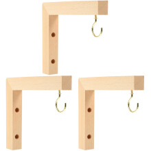 3 Pcs Hanging Basket Bracket Outdoor Hanger For Wind Chime Flower Pot