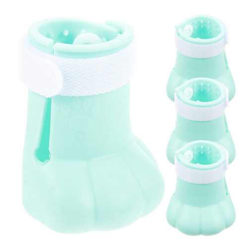 12Pièces Bottes Anti- Pour Chats Silicone Protection 2