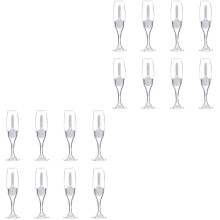 16Pcs Refillable Wine Glass Lip Gloss Tubes Plastic Storage Containers