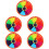 5Pcs Rotatable Prize Wheel Multicolor Wall Hanging Game 1