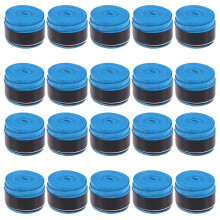 20Pcs Blue PU Soft Anti-Slip Tennis Badminton Squash Racket Overgrip
