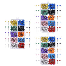1500St Pushpins Kleurrijk Duurzaam Voor Kaart Bulletin Bord En DIY
