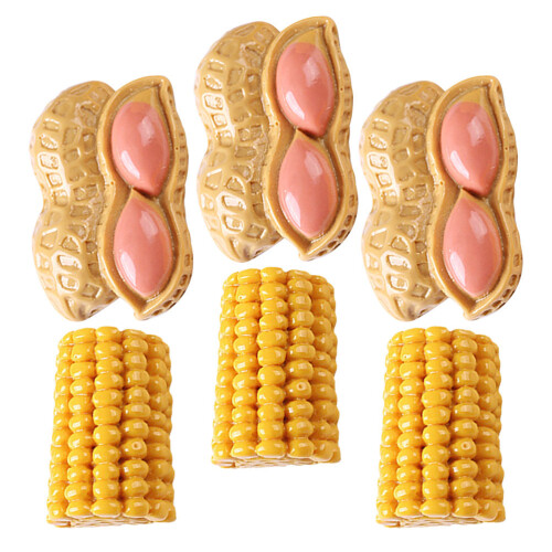 5Sets Lifelike Resin Mini Voor Mini Huis 1