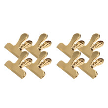 8Pcs Rose Gold Stainless Steel Food Bag Clips Home Storage Sealers