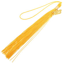 5Pcs Unique Golden Graduation Hat Tassels Durable Polyester & Alloy