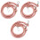 3Pcs PU Bag Strap Coffee Replacement Adjustable Shoulder Bag Accessory 1