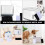 6Pcs Pet Fountain Water Filter Replacement Grey Ion Resin Fabric 5