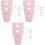 3Sets Pink Silicone Bottle Bottom Cover Anti-Scratch Home Bottle Boot 1