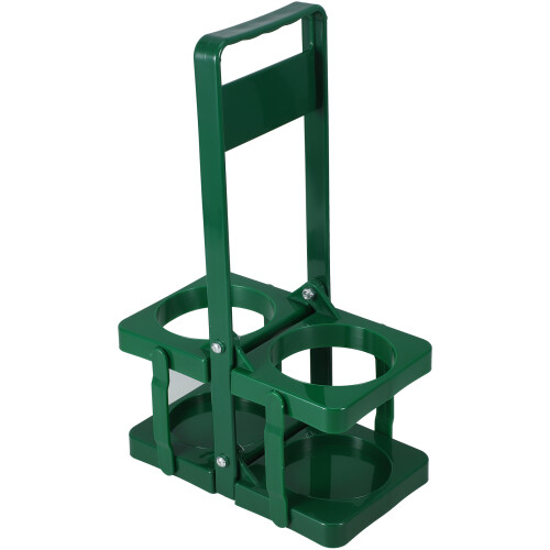 2Pcs Portable Plastic Beer Rack Bottle Carrier Foldable with Handle 1