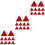 30Pcs Red Warning Triangle Sign Reflective Roadside Emergency Safety 1