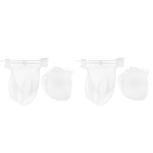 2 Sets Simple Sink Strainer Plastic Filter Screen For Household Use