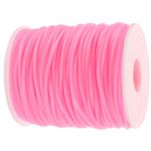 Raindrops Stretchy Bracelet String Elastic Bracelet Rope Pink 1 Roll