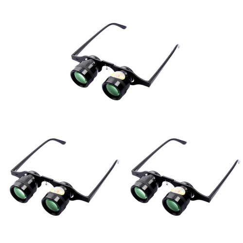 3Pièces Télescopes De Pêche 10X Noir Ajustement Indépendant 2