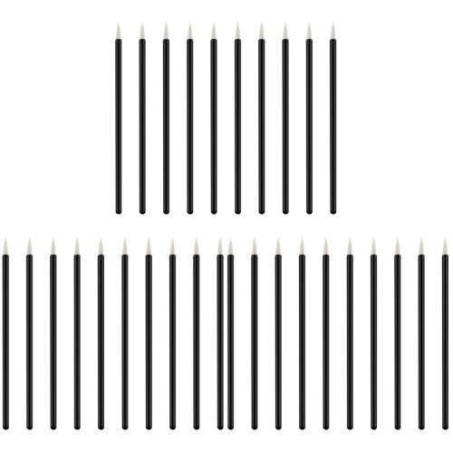 300Pièces Applicateurs Eyeliner Jetables Blancs Pinceaux 2