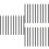 300Pièces Applicateurs Eyeliner Jetables Blancs Pinceaux 6