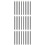 300Pièces Applicateurs Eyeliner Jetables Blancs Pinceaux 8
