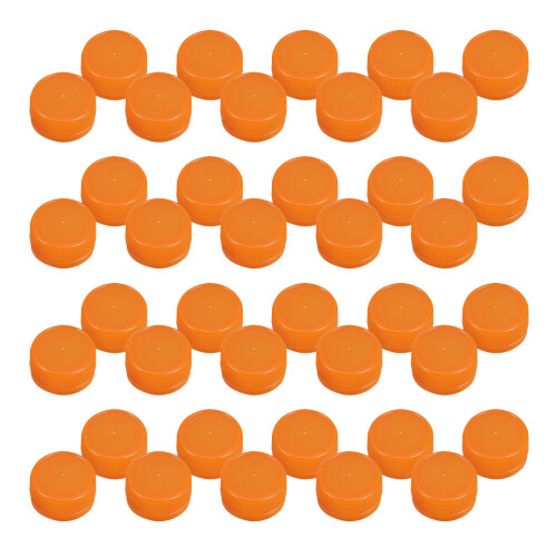 300Pièces Caps Bouteille Orange DIY Étanche Usage 1