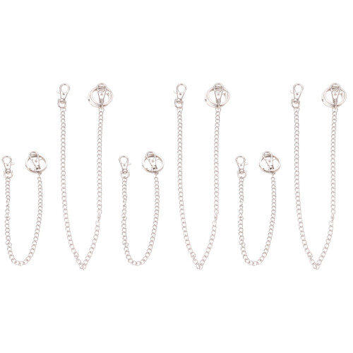 6Pcs Chain Stylish Durable Chain for Men Women Pants