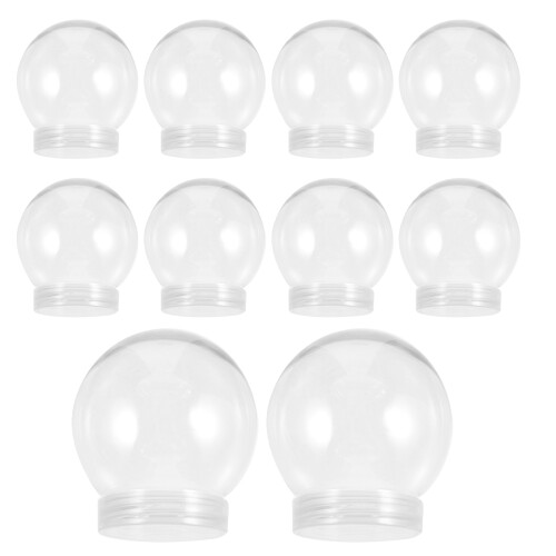 20Pièces Mini Globes En Transparent Pour Stocker Décorer 2
