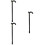 3Pcs Retractable Black Walking Canes with Non-Slip Handle for Men 7