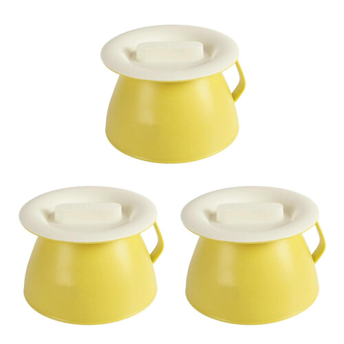 3St Plastic Plasbak Met Antislip Kinder Spittoon