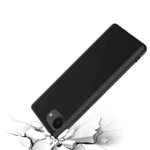 (Black) For Apple iPhone 17e Silicone Gel TPU Phone Case 2