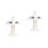2Pcs Infant Pacifier Baby Soother White Silicone Teether 1