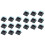 200Pcs Reusable Plastic Cake Boxes Black Base Clear Lid Gift Boxes 4