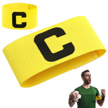 9St Comfortabele Gele Captain Bands Voor Multisport Teamprestaties