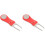 2Pièces Accessoire Golf Fourche Outil Réparation Pelouse Robuste 4
