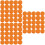300Pièces Caps Bouteille Orange DIY Étanche Usage 6
