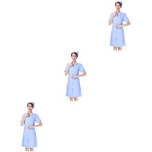 3Pcs Uniforms Cotton Nursing Coats Slim Fit Apparel