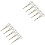 100Pcs Black Bamboo Fruit Sticks Scissors Shaped Picks for Appetizers 1