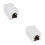 10St Wit Rj45 Coupler Cat5e/vrouwelijk Inline Voor Ethernet 8