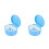 2Pcs Blue Denture Plastic False Teeth Storage for Travel Use 6
