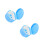 2Pcs Blue Denture Plastic False Teeth Storage for Travel Use 7