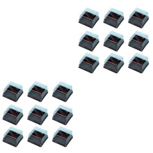 200Pcs Reusable Plastic Cake Boxes Black Base Clear Lid Gift Boxes