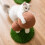 Coffee Cat Scratching Post Toy Mushroom Shape Sisal Board 4