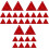 30Pcs Red Warning Triangle Sign Reflective Roadside Emergency Safety 3