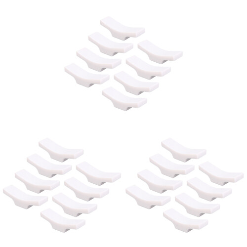 24Pcs White Resin Chopstick Holder Spoon Fork Stand for Dining Table 2