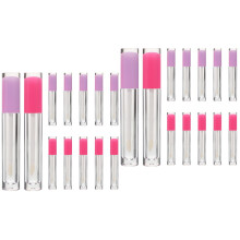 24Pièces Flacons Gloss 5Ml Bouchons En Caoutchouc