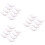 24Pcs White Resin Chopstick Holder Spoon Fork Stand for Dining Table 7