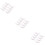 24Pcs White Resin Chopstick Holder Spoon Fork Stand for Dining Table 9