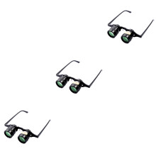 3Pièces Télescopes De Pêche 10X Noir Ajustement Indépendant