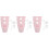 3Sets Pink Silicone Bottle Bottom Cover Anti-Scratch Home Bottle Boot 4